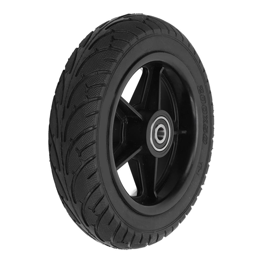 Trotineta electrica 200x50 Roata solida Cauciuc si plastic Otel Trotineta electrica Inlocuire anvelopa solida