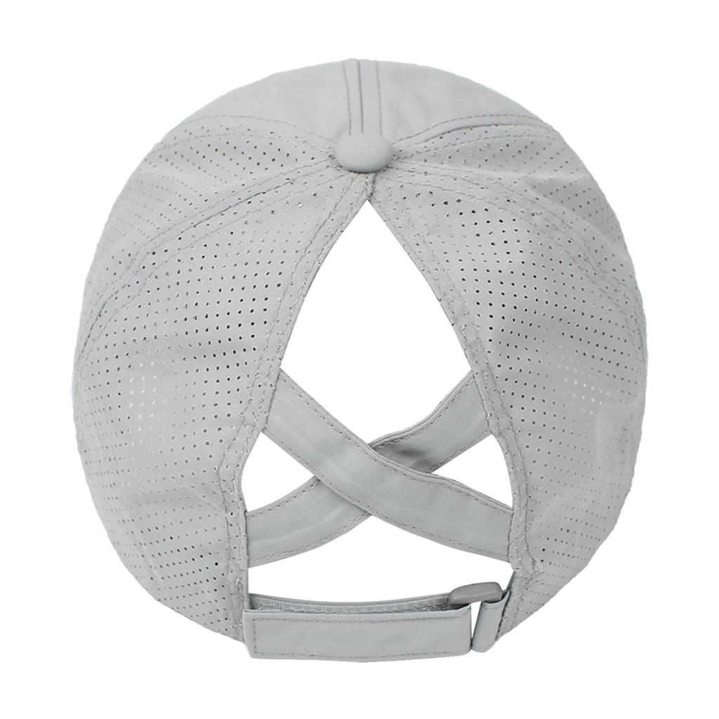 Women Ponytail Baseball Caps Fashion Lady Criss Cross Messy Bun Snapback Hat Ponycap Trucker Hats Adjustable Outdoor Sports
