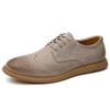 Uformelt skinn Oxford-sko for menn Nye klassiske Brogue-sko Ung britisk stil Høykvalitets håndlagde herresko Plus Size38 -46