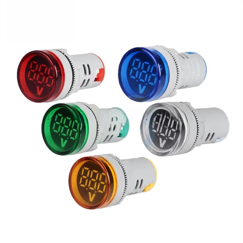 

AD16-22DSV 22mm LED Voltmeter Indicator with Digital Display зелений