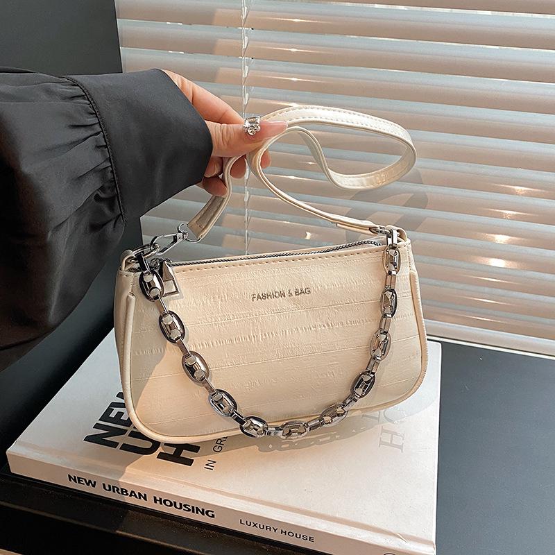 

High-End Eel Pattern Versatile Chain Crossbody Bag чёрный