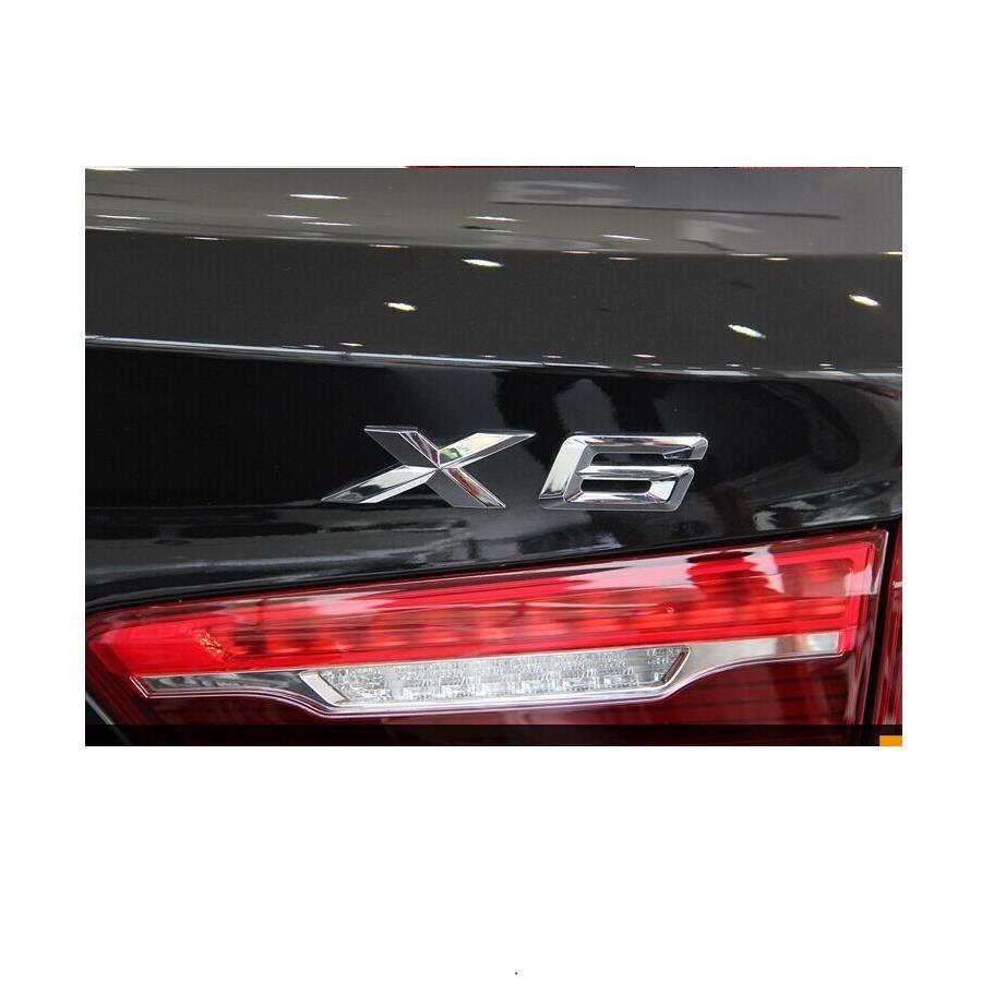 Matt Black Letters Trunk Emblems Number Symbols Badge for BMW X1 X3 X4 X5 X6 Z4 GT