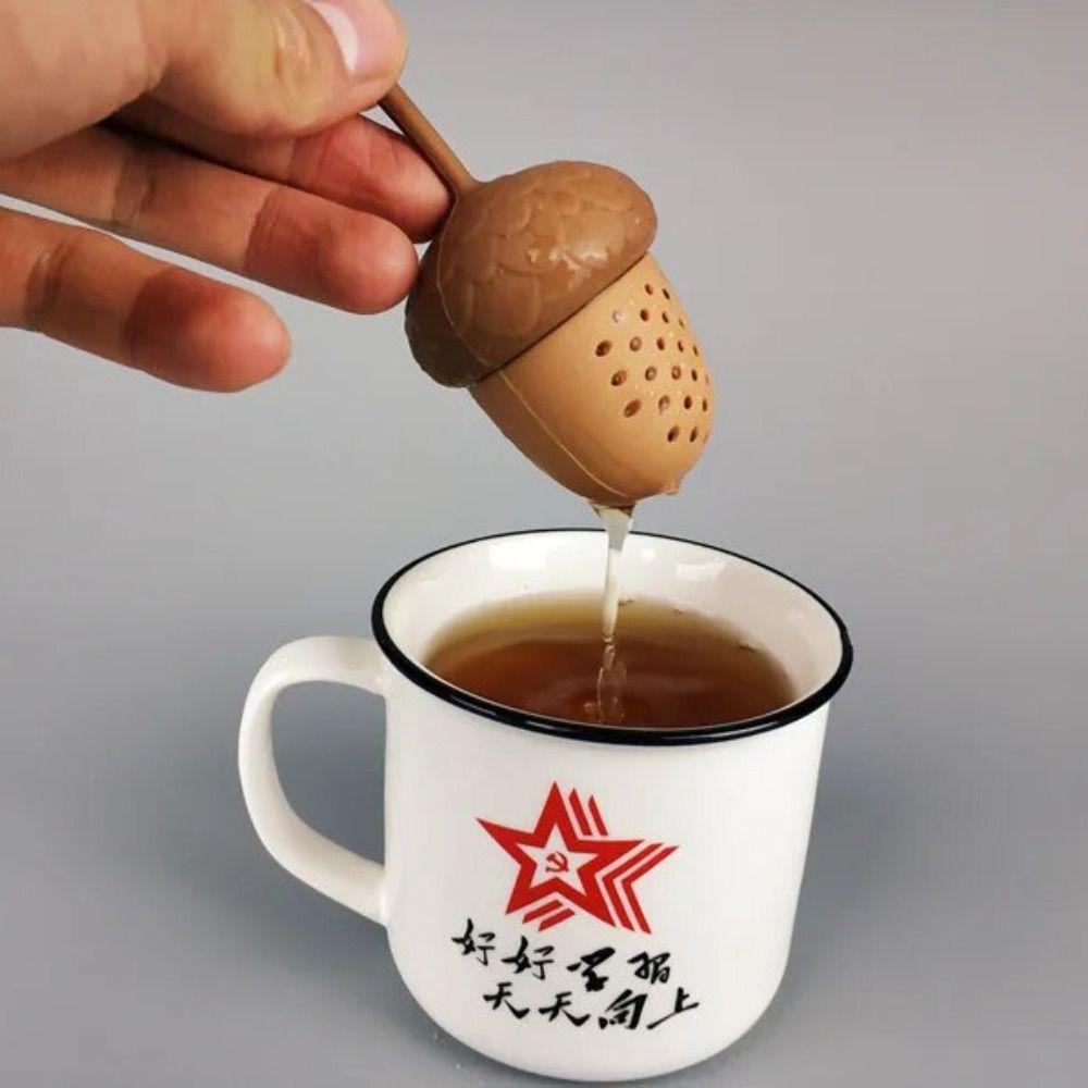 Soft Oak Nut Tea Infuser High Temperature Resistance Tea Bag Strainer Acorn Tea Strainer Gift