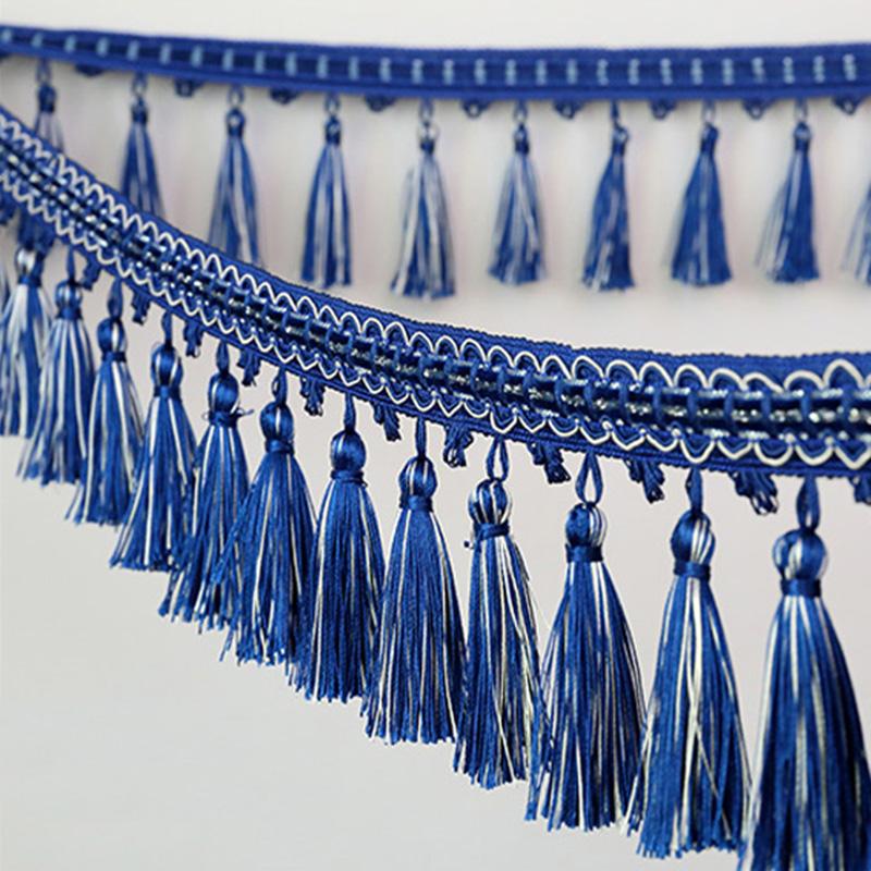 5 Meter Curtain Sewing Tassel Fringe Trim Braided Lace Trimming Home Funiture Upholstery Ribbon Decor Accessory