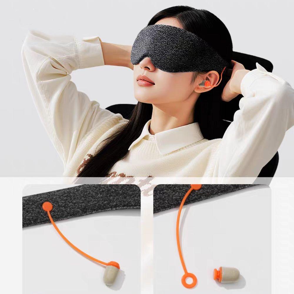 Sound Insulation Sleep Eyemask with Earplugs Light Blocking Sleeping Masks  Eye Protection
