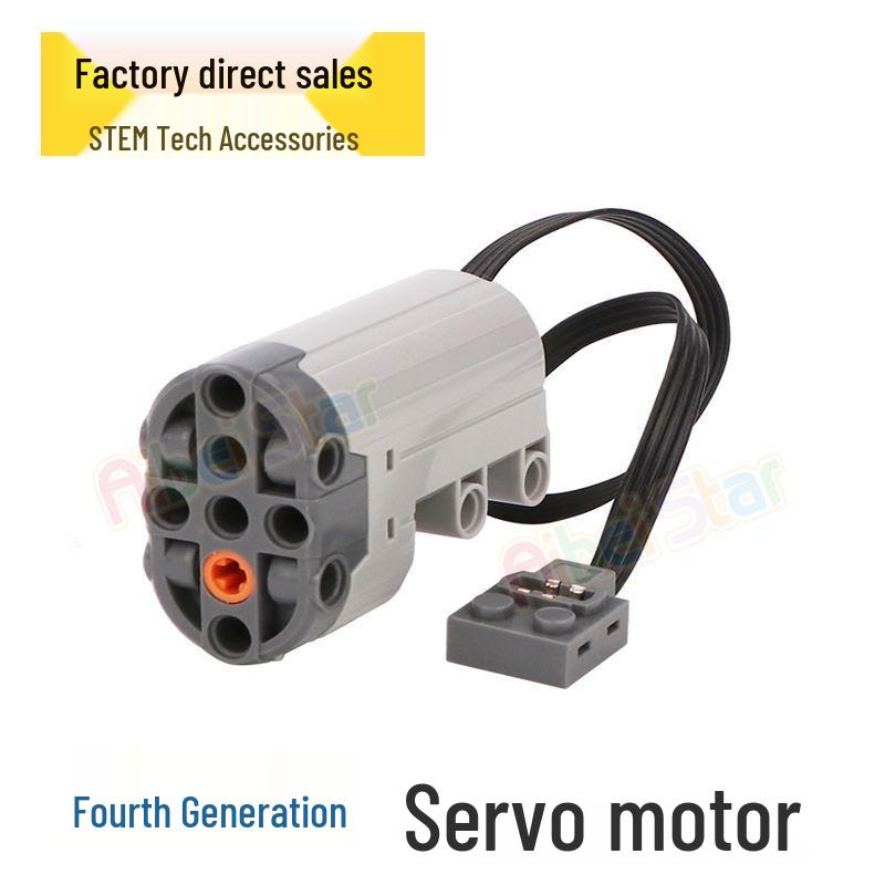 Compatible Servo Steering Motor for LEGO Technic MOC Building Blocks