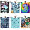 Stitch Flannel Blanket Star Baby Blanket Air Conditioning Blanket Nap Blanket Flannel Blanket Cross Border