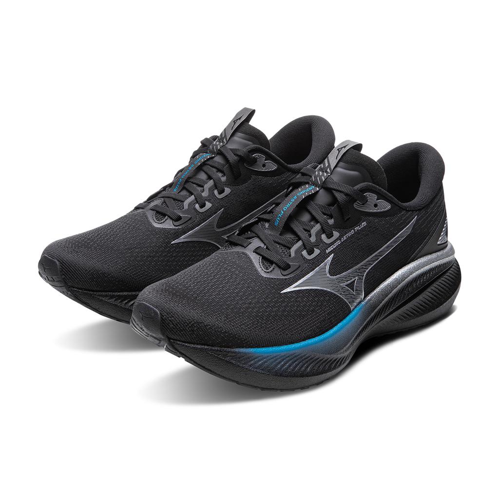 Mizuno Astro Plus II Comfortable Fabric Low-Top Running Shoes Unisex sneaker Black D1GH251108
