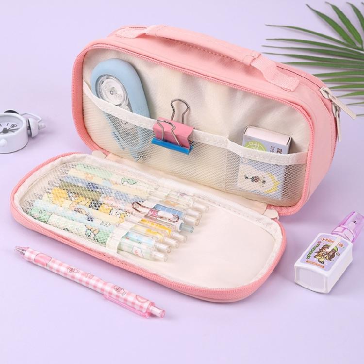High Capacity Canvas Pencil Organizers For Students Lightweight Design Multipurpose Use Durables Fabric Waterproof Material