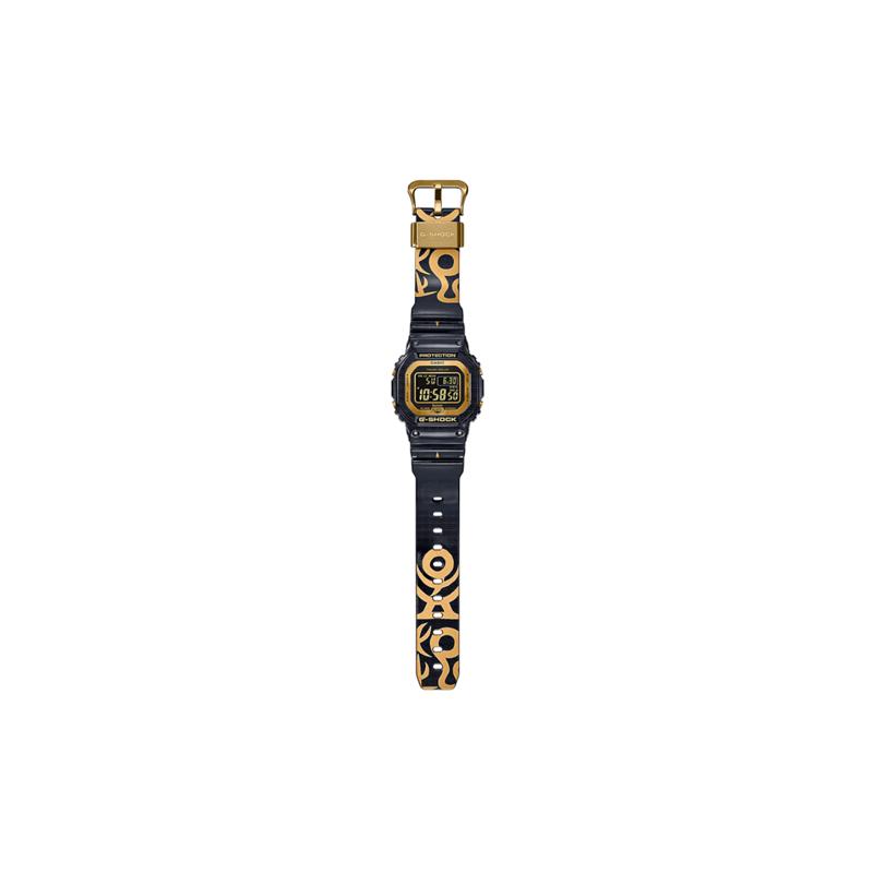 Casio all-metal series-square dial digital display 200 meters waterproof quartz movement resin strap Japanese and Korean watch men's GW-B5600SGM-1JR