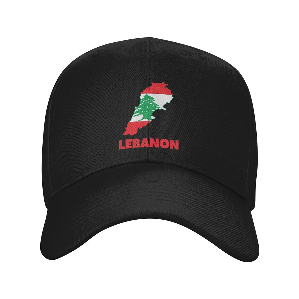 Lebanon Flag Heart Cap Retro Dad Hat For Unisex Women Adjustable Casual Headwear