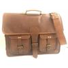 Handcrafted Men's Genuine Leather Vintage Laptop Messenger Briefcase Bag Satchel