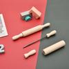 Hot Mini Wooden Rolling Pins Solid Natural Wood Rolling Pin Fondant Dough Roller Kitchen Cooking Baking Tools Accessories Crafts