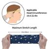 Cute Cartoon Sharks Sports Sweatband Head Bands Unisex Sweat Absorbing Headbands for Running Yoga Fitness Football Exercise