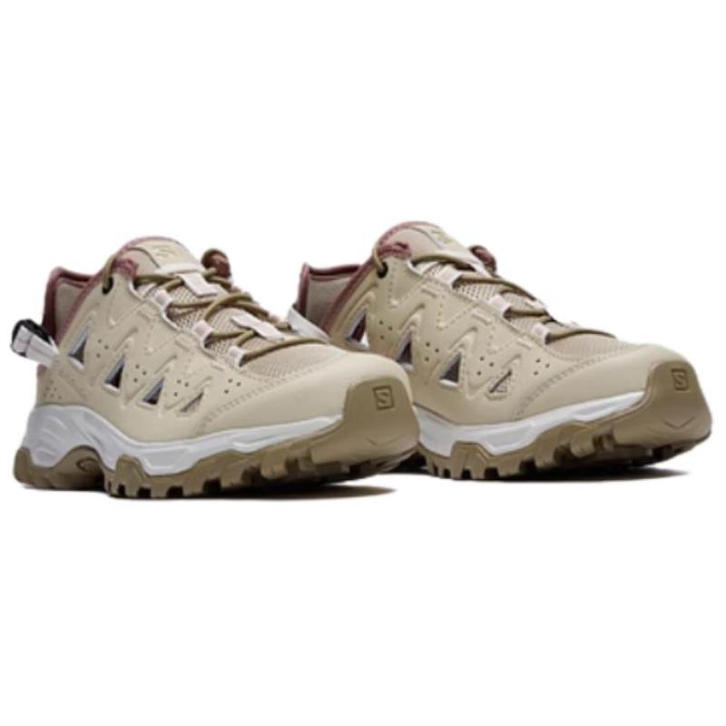 SALOMON ALHAMA Abrasion Resistant River Trekking Shoes Women's Apricot Sneakers 477868