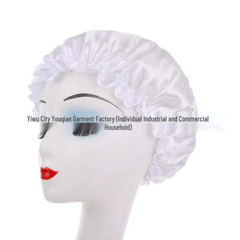 Luxury Women s Mulberry Silk Satin Nightcap for Hair Care & Postpartum Use Customizable Color