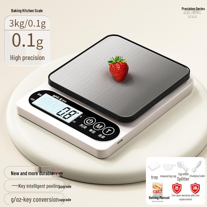 Compact Precision Kitchen Scale: Accurate Electronic Gram Weighing for Household and Food Use