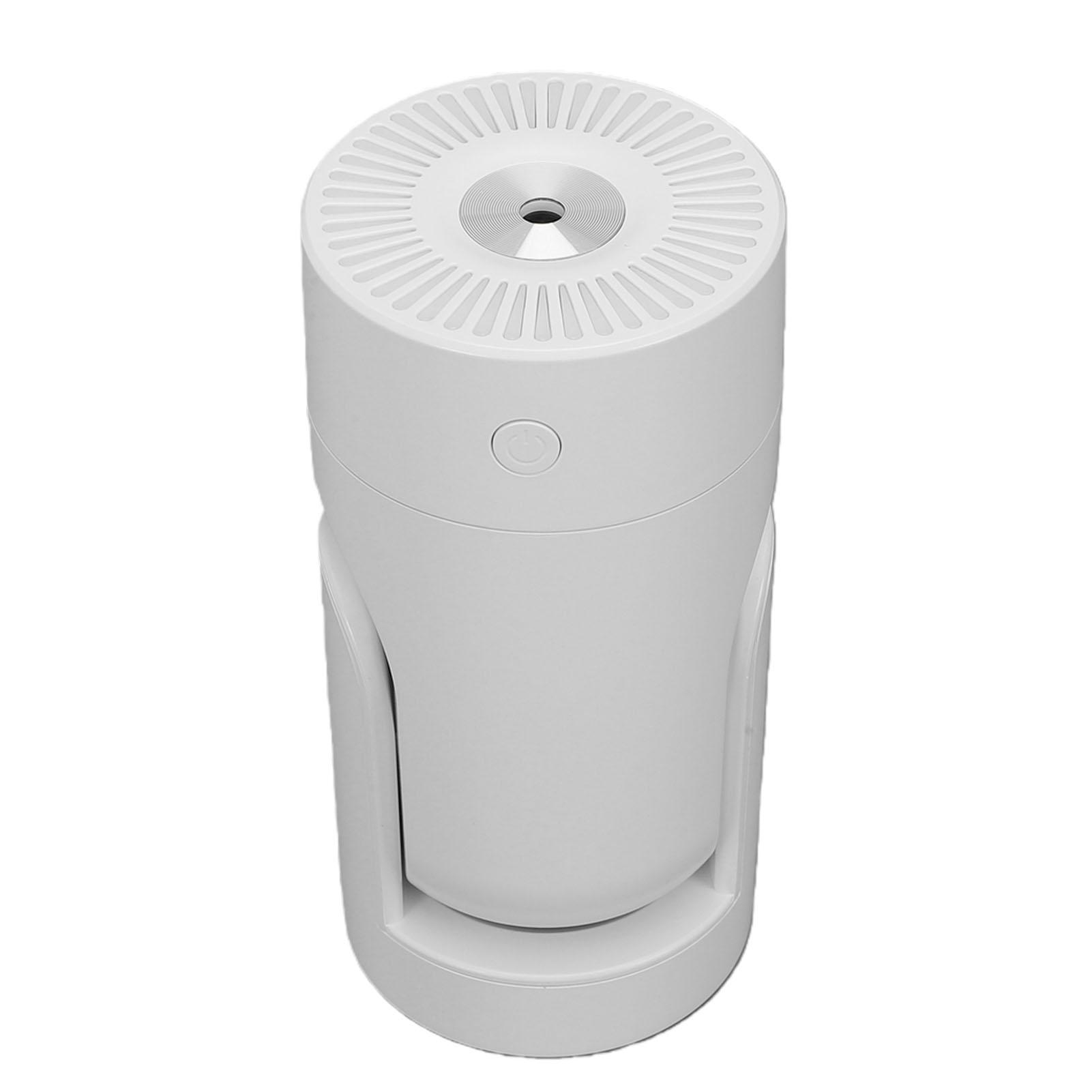 Humidificateur de voiture 220 ml, Humidité constante intelligente, Lumières LED 7 couleurs, Silencieux, Portable avec USB, pour Bureau Chevet Tableau de bord de voiture
