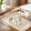 Emaille-Porzellan-Teekanne im koreanischen Stil für Induktions- oder Gasherd - Retro-Nostalgie-Design