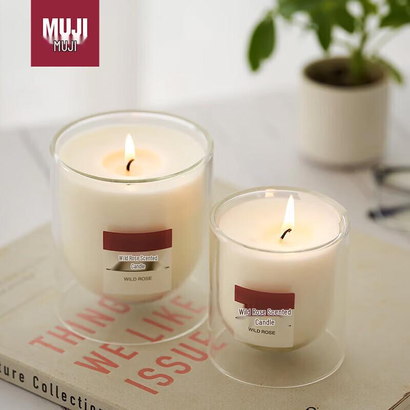 MUJI Wild Rose Scented Candle 150g