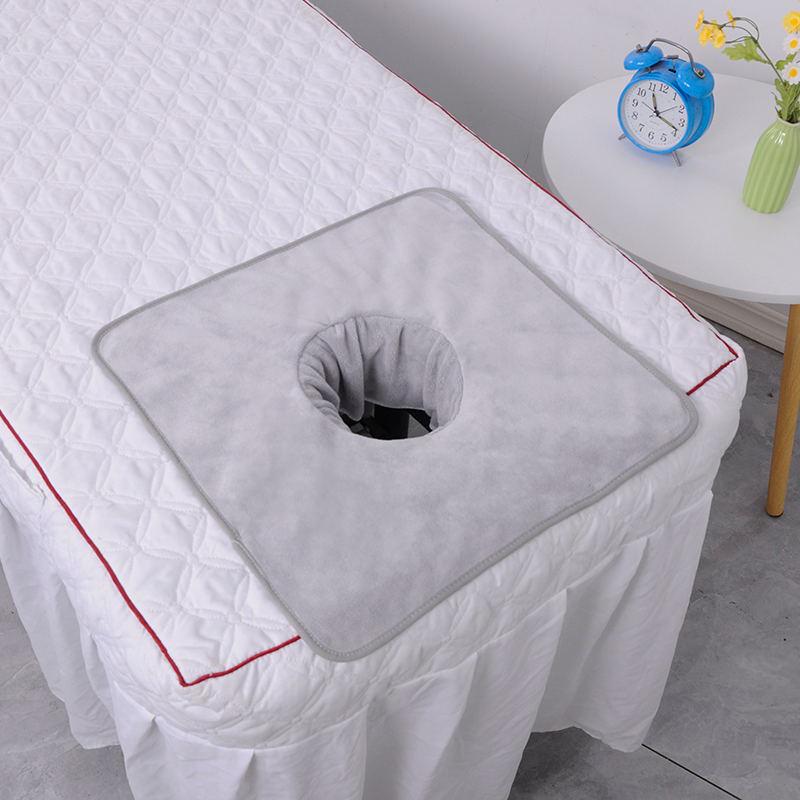 Gesichtstuch für Schönheitssalon: Saugfähiges, Dickes, Weiches Bettlaken mit Gesichtsloch.