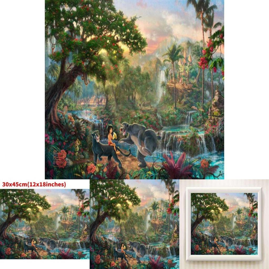 Meerjungfrauenprinzessin Leinwand Wandkunst Für Moderne Märchen Schlafzimmerdeko Cartoon Stil Bunt Gerahmt Sprühmalerei Verschiedene Größen