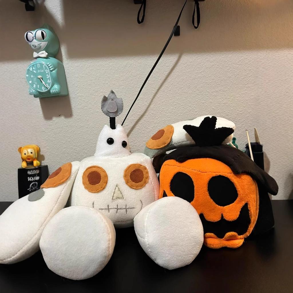 Neues Lustiges Spielzeug Dreieck Rune Kürbiskopf Mode Weiche Plüschpuppe