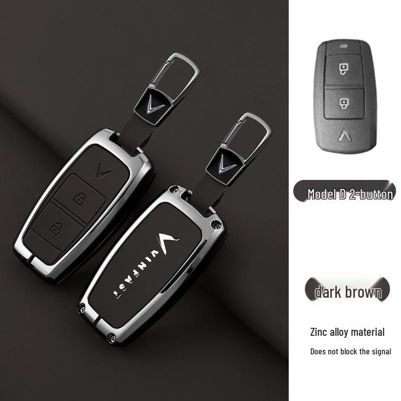 VinFast Key Cover & Metal Key Holder for VF5, VF8, and VF3 (Vietnam Edition)