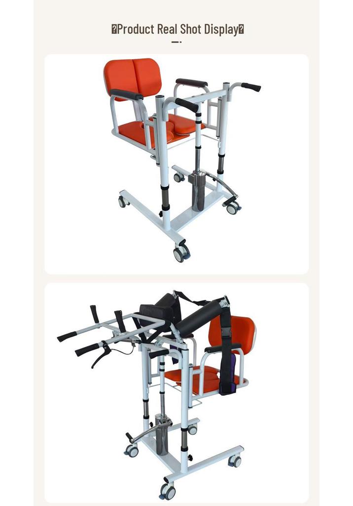 Multi-Functional Hydraulic Lifting Device for Assisted Elderly Transfer and Standing