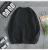 Men's Trendy Autumn Long-Sleeve Round Neck Sweater - Solid Color Loose Fit Pullover for Students