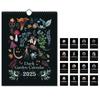 Dark Forest English Wall hanging Calendar INS Calendar Planner 2025 Wall Lunar Calendars  New Year