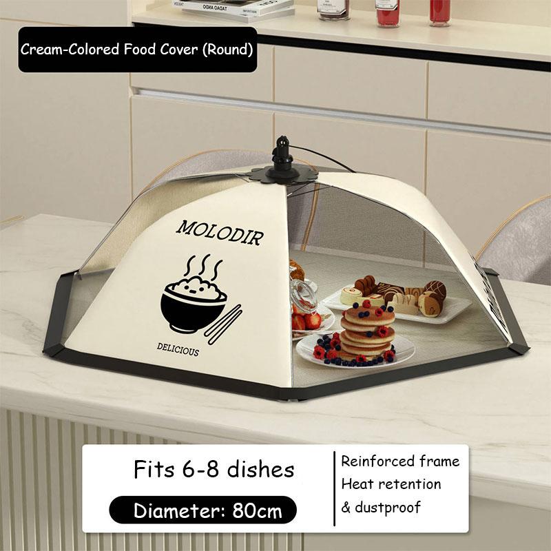 Dining Table Food Cover, Folding Dust-Proof Food Cover, Household Dust Shield For Leftovers And Fly Prevention