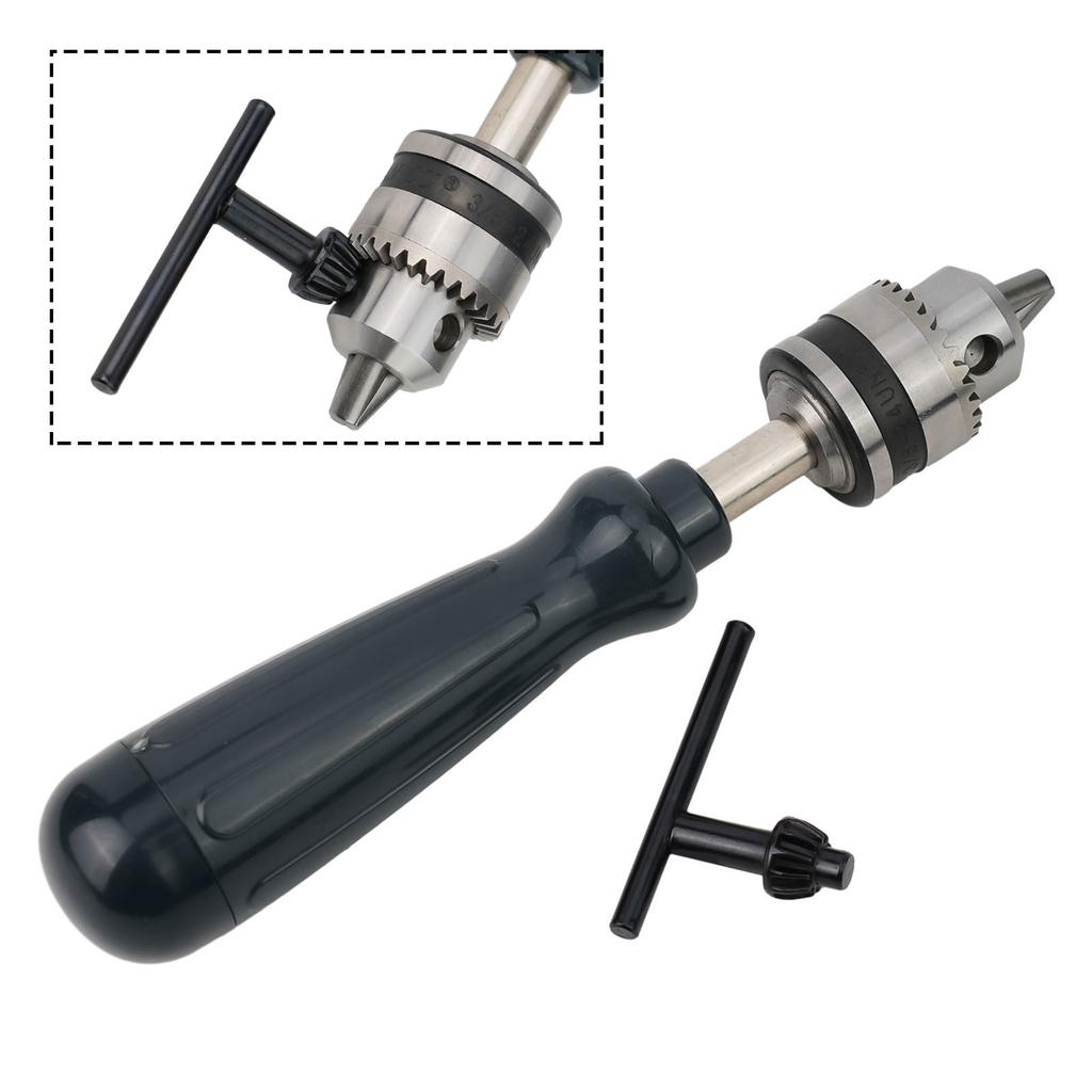 Hand Drill Aluminum Alloy Drill Bit Drill Chuck Set Keyless Chuck