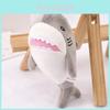 Adorable Plush Shark Keychain In Pink And Gray Perfect For Backpacks And Bags
