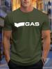 T-shirt Unisex Classica con Logo a Manica Corta Girocollo Casual in Cotone per Streetwear Unisex