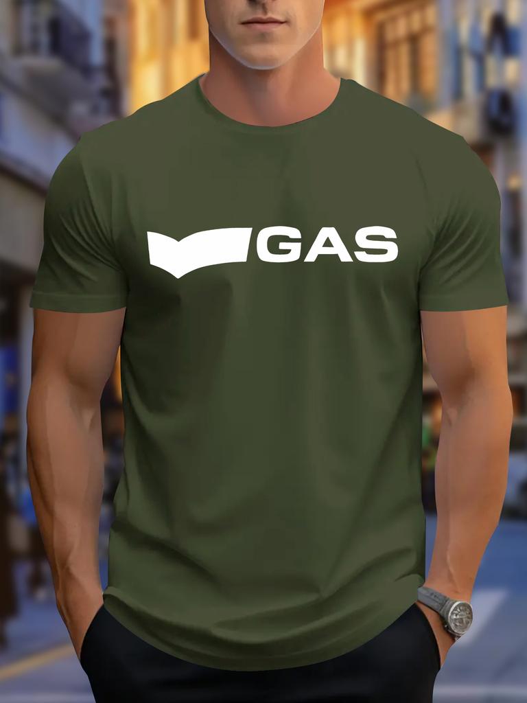 T-shirt Unisex Classica con Logo a Manica Corta Girocollo Casual in Cotone per Streetwear Unisex