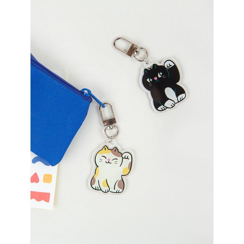 ALL NEW FRAME Acrylic Keyring - Lucky Maneki