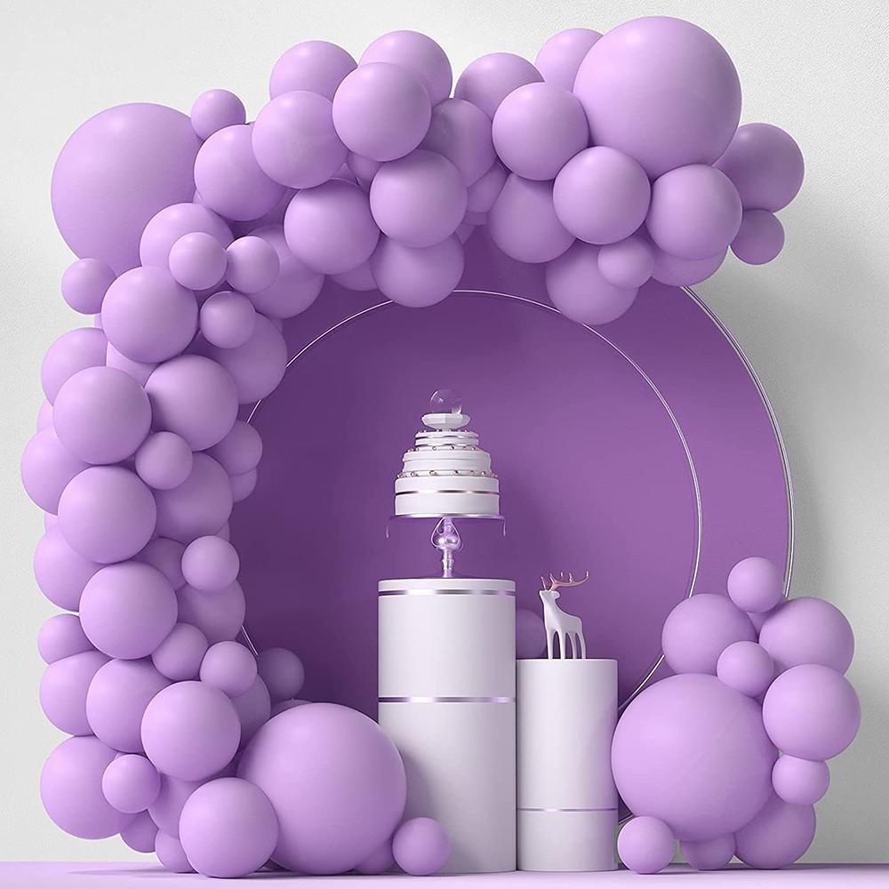 86Pcs/Set Blue Balloon Suit Birthday Party Decoration Wedding Valentine'S Day Baby Shower Decor Solid Color Latex Balloons