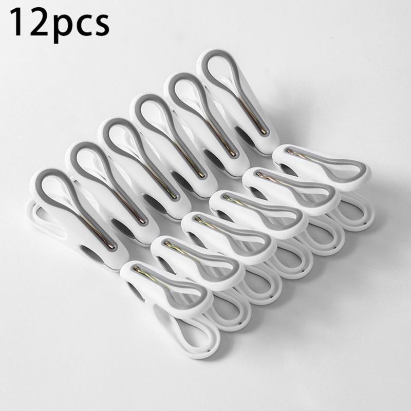 

12/24/36PCS Clothespins Dry Sheet Clothespins Home Quilt Hanger Fixed Large Windproof Clip Clothes Quilt Storage Clip Organizer