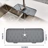 Silicone Kitchen Faucet Mat (for Sink) Bathroom Countertop Protective Mat Faucet Splash Guard Sponge Drain Rack Organizer Items