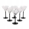 Set of ONYX Martini and Cocktail Glasses, 6 Pcs.