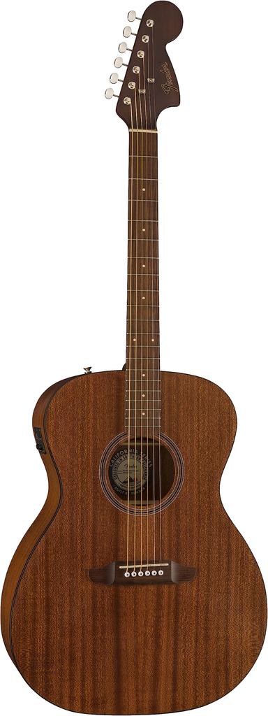 Fender Monterey Standard Walnut with Soft Case Acoustic-Electric Guitar, Fingerboard, Natural,