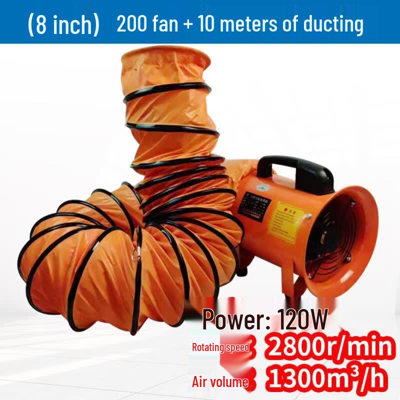 Portable Industrial Ventilator Fan CN plug (adapter included)