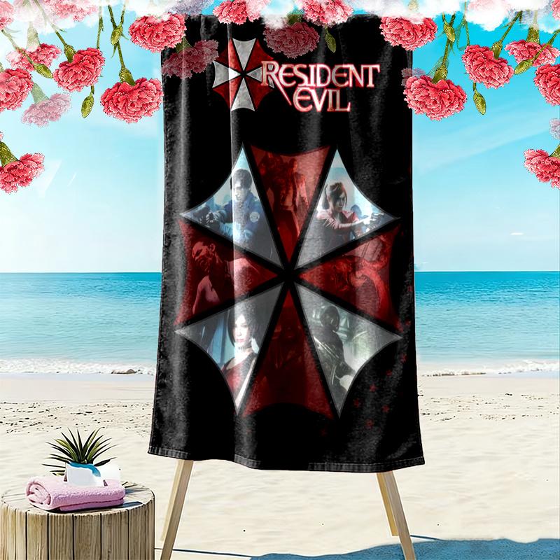 Resident Evil Towel, Large Soft Quick Dry Towel for Beach Camping Swimming
