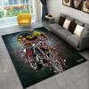 3D Motorcycle Racing Carpet Family Living Room Bedroom Decoration Door Mat Playroom Children Play Non-Slip Floor Mat
