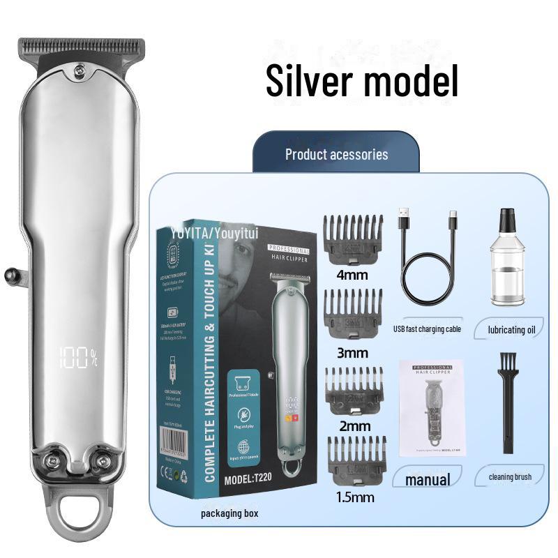 Electric Hair Clipper: Home Self-Service, Customized Oil Head, Salon-Grade Razor for Hair Carving