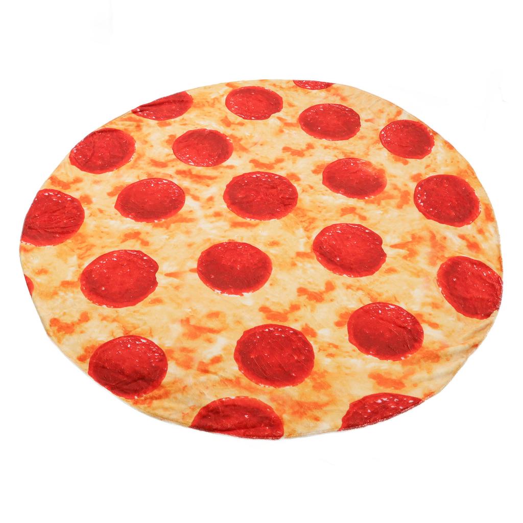 Pizza Blanket for Adults and Kids Soft Flannel Throw Blanket Comfortable Vivid Funny Food Throw for