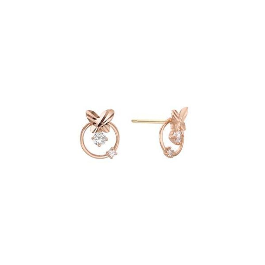LLOYD Bell Stone 10K Gold Earrings LPTK2009T