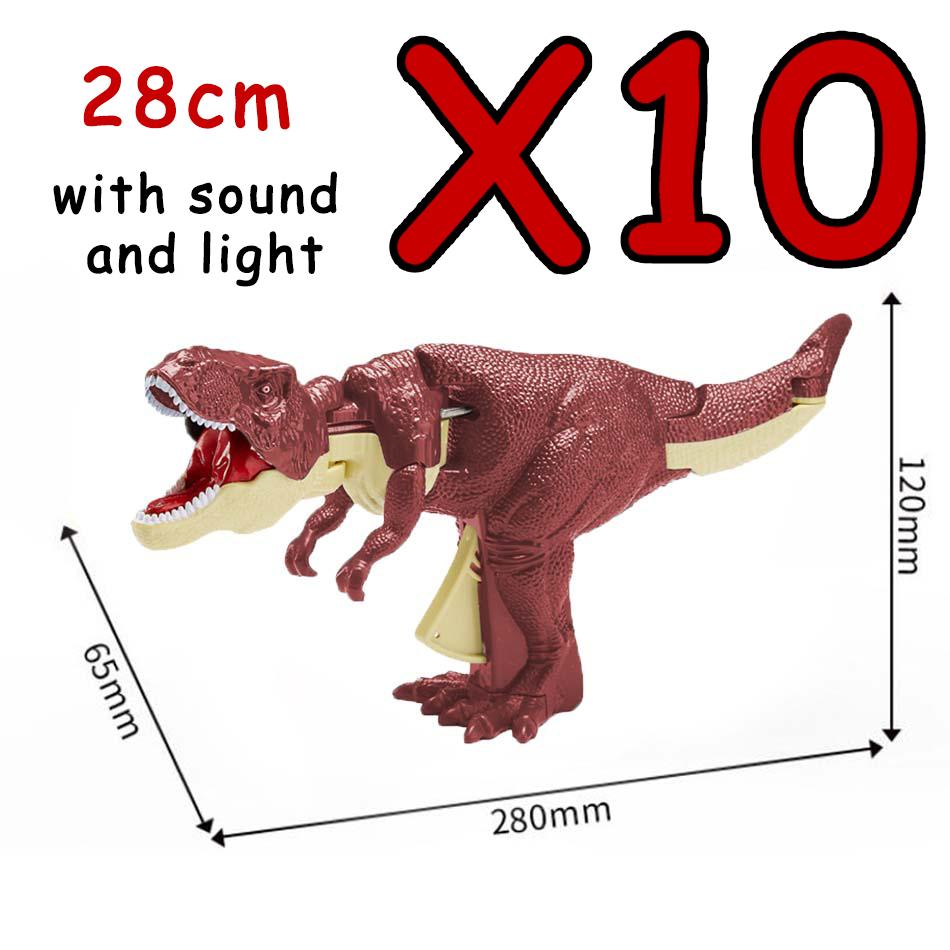 1-10pcs Stress Relieving Dinosaur for Children, Creative Toy with a Telescopic Spring Oscillation. Christmas Gift