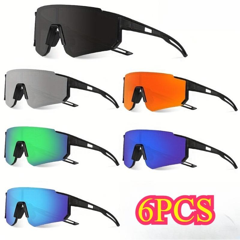 6-piece Set of Semi Framed Fashionable Glasses for Men's Daily Life, Glasses for Women and Men As Gifts